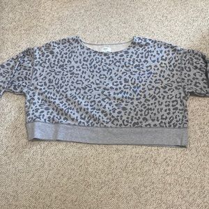 Aerie size small oversized cropped crewneck